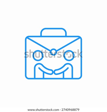 business agreement icon sign vector