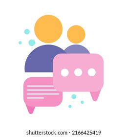 Business agreement, vector cartoon illustration. Partnership talk, business concept.