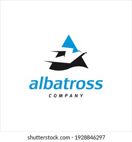 Business Albatross Bird Vector Graphic Design, Element and Template Ideas Animal Logo Design Company Brand. 