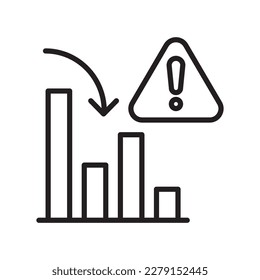 Business alert vector filled outline Icon Design illustration. SEO Development And Marketing Symbol on White background EPS 10 File