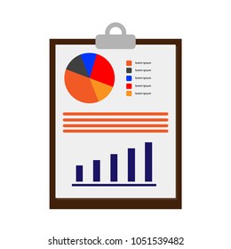 business analysis document vector illustration