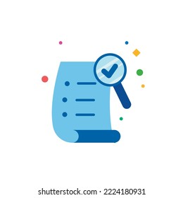 business analysis flat icon. vector design for websites, apps.