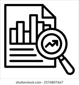 Business Analysis Icon Element For Design