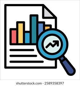 Business Analysis Icon Element For Design