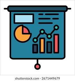 Business Analysis Icon Element For Design