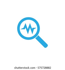 business analysis icon logo vector design