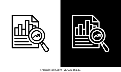 Business Analysis With Icon Set Design