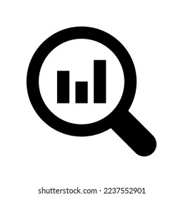 Business analysis icon vector illustration, Marketing Research icon