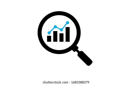 Business analysis icon vector illustration,Marketing Research icon