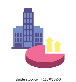business analysis and planning, investment growth and property investment vector illustration design