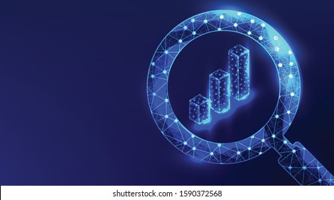 8,095 Bar Chart With Magnifying Glass Images, Stock Photos & Vectors 