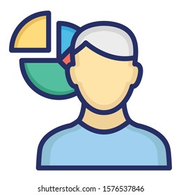 
Business analyst Isolated Vector Icon which can easily modify or edit

