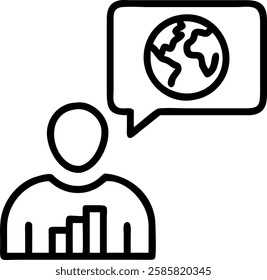 Business analyst reviewing data on global food trends concept as A business analyst studies data on global food consumption and production trends emphasizing the importance of data driven decisions in