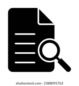 Business Analyst Vector Glyph Icon For Personal And Commercial Use.
