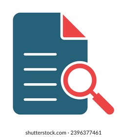 Business Analyst Vector Glyph Two Color Icons For Personal And Commercial Use.

