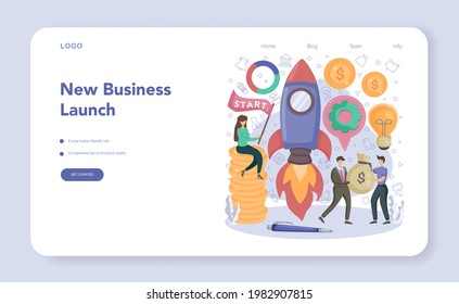 Business Analyst Web-Banner oder Landing-Seite. Optimierung der Finanzoperationen, Strategieentwicklung, Neugründung von Unternehmen. Unternehmensforschung. Einzelne flache Vektorgrafik