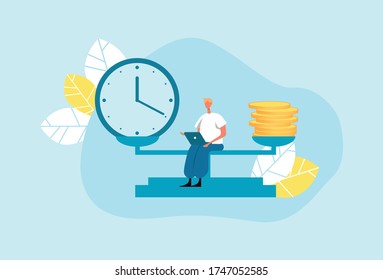 Sitio web de aplicaciones de análisis de negocio diagrama gráfico de hombres de negocios de educación para ilustración vectorial de comercio. 