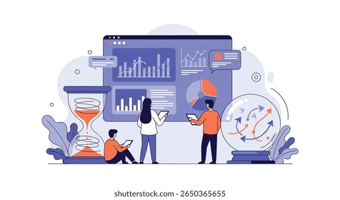 Business analytics and data visualization for strategic decision making and growth