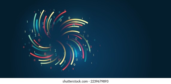 Análisis de negocios. El flujo de información en forma de ondas y partículas. Visualización de una gran cantidad de datos. Transformación abstracta de la información. Procesando la fragmentación de datos de ordenación.