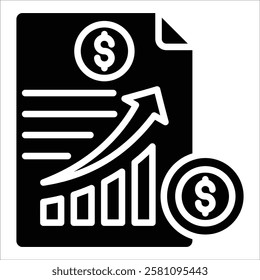 Business Analytics Icon Element For Design