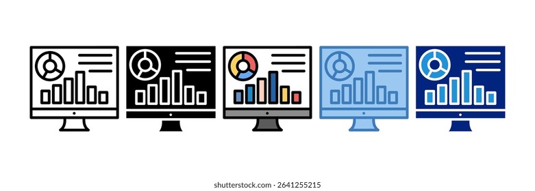 Business Analytics Icon Element For Design