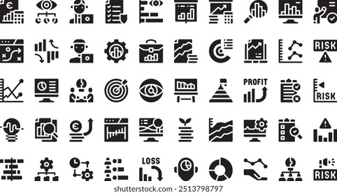 Business analytics icons High-Quality Vector Icons Collection with Editable Stroke. Ideal for Professional and Creative Projects.