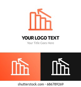 Business analytics logo template. Logo branding for your new corporate company. File can be use vector eps and image jpg formats
