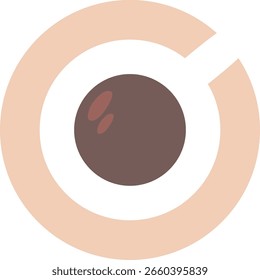 Ilustración vectorial de gráfico circular de análisis de negocio