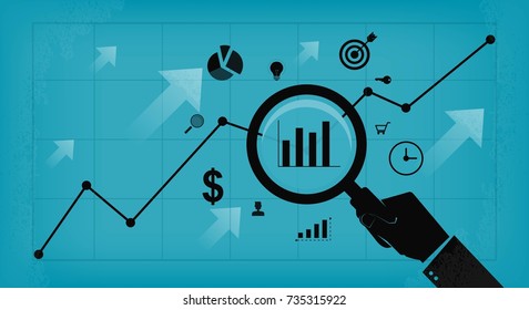 business analyze and research  concept
