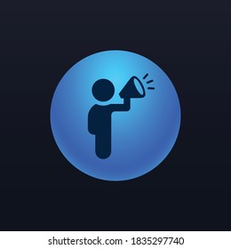 Business Announcement - App Icon Button