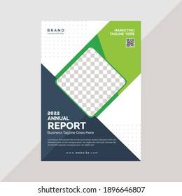 Business Annual flyer Report Cover Layout Presentation Template