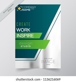 Business annual report brochure flayer design template vector, modern publication poster magazine, stock vector