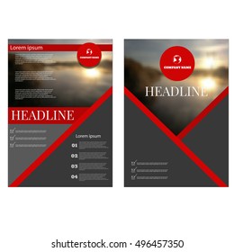 Business annual report brochure flyer design template vector cover presentation abstract geometric background modern publication poster magazine A4 size