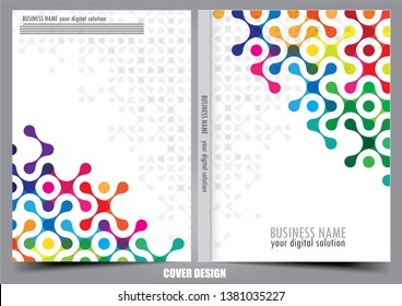 Business annual report cover design