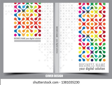 Business annual report cover design