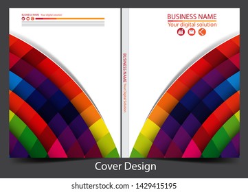 Business annual report cover design