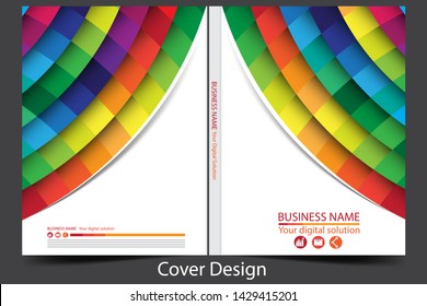 Business annual report cover design