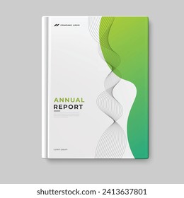 business annual report cover design vector eps 10