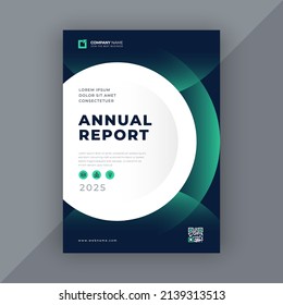 Business annual report and Flyer poster template