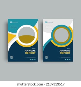 Business annual report and Flyer poster template