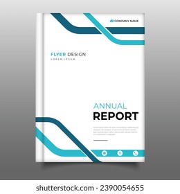 Business Annual report modern cover template design