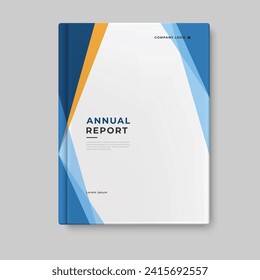 business annual report template cover design vector eps 10