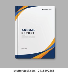 business annual report template cover design vector eps 10