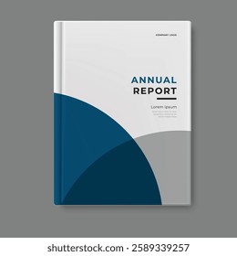 business annual report template cover design