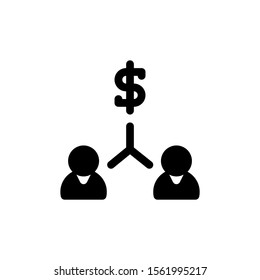 Business Applications Icon in trendy Solid style isolated on White background. Looking for profit symbols for your web site design Vector illustration