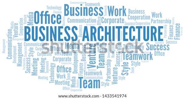 Business Architecture Word Cloud Collage Made Stock Vector (Royalty ...