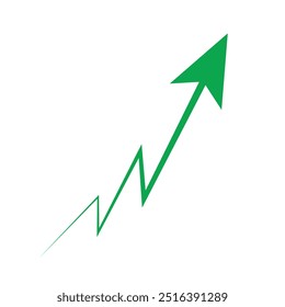  vetor de gráfico de seta de negócios eps10