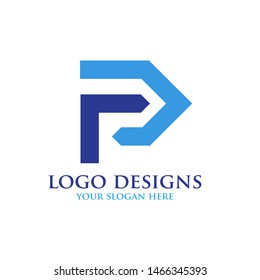business arrow icon logo designs