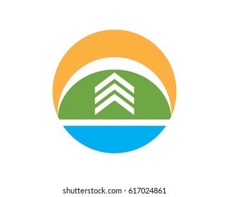 Business Arrow  Logo