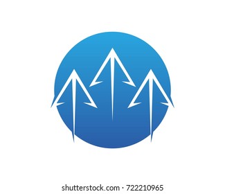 Business Arrow Logo Design template